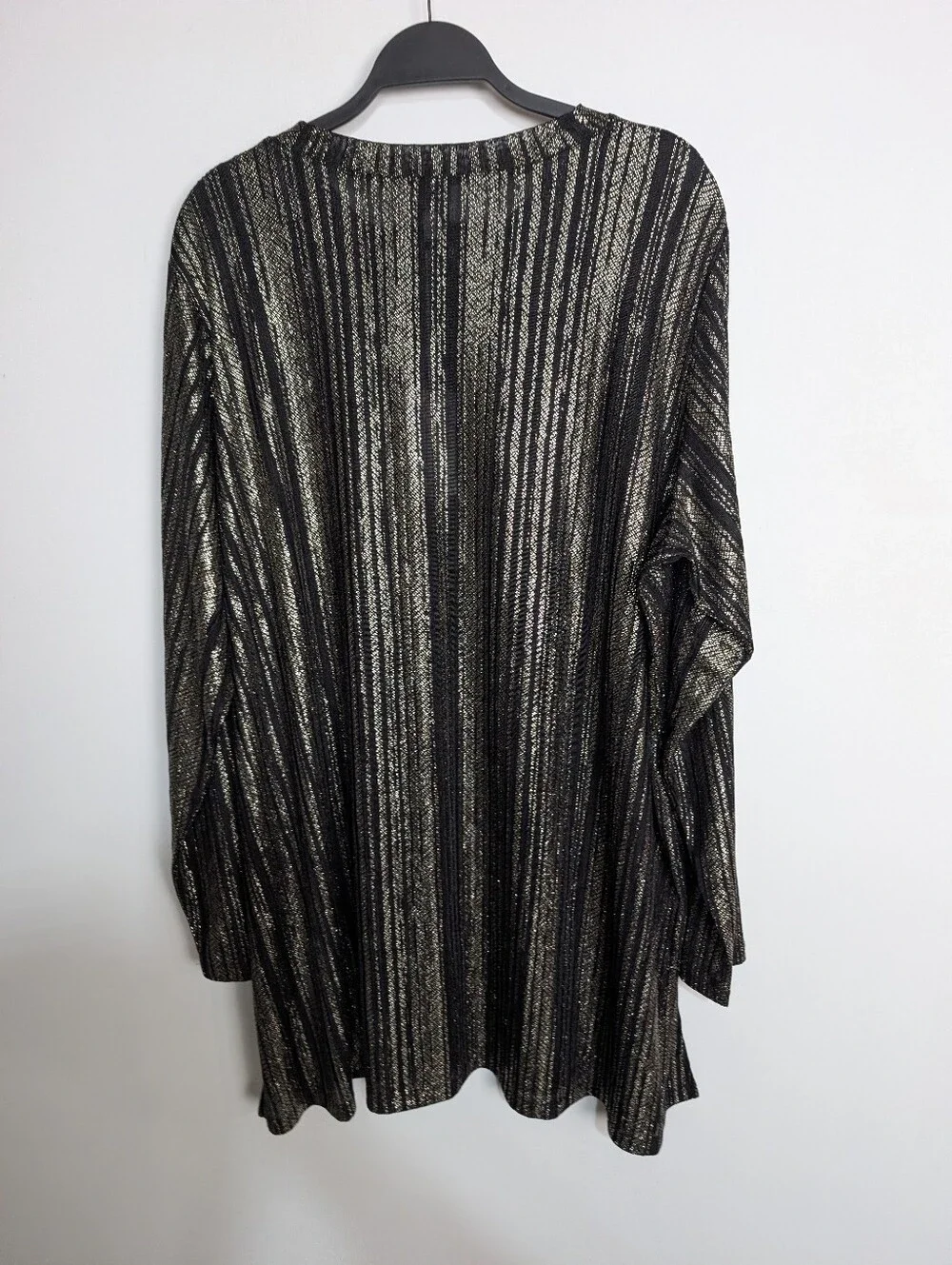 Johnny Was Jade Jenna Metallic Relaxed Flowy Evening Event 70s Tunic Top Size 3X - Picture 8 of 9